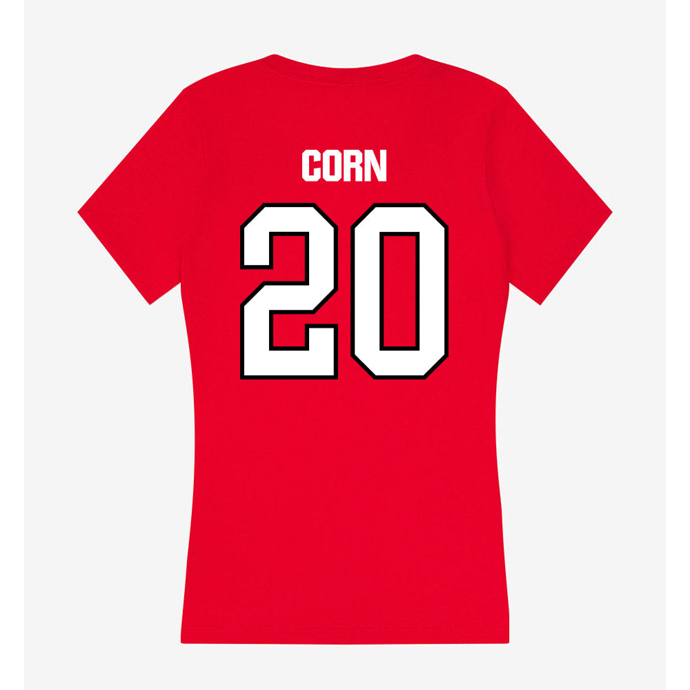NWOSU - NCAA Softball : Kaitlyn Corn - Women's V-Neck T-Shirt-1