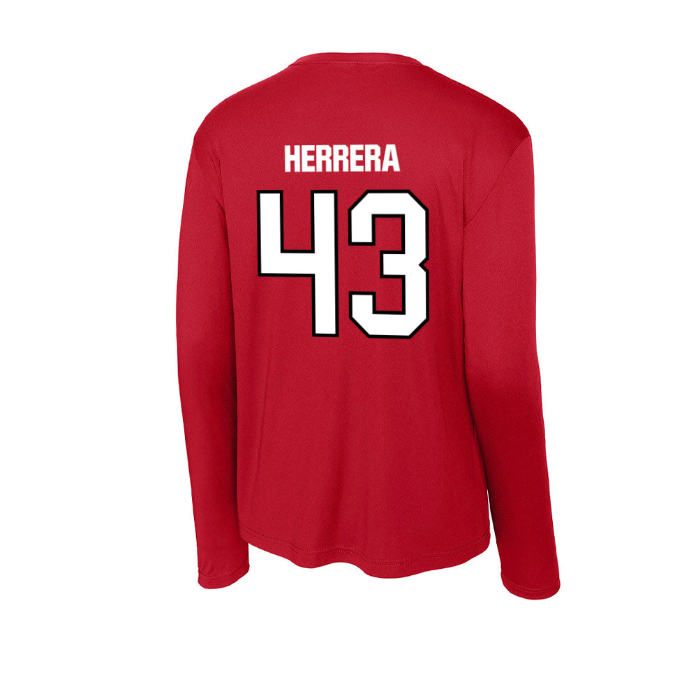 NWOSU - NCAA Baseball : Elias Herrera - Activewear Long Sleeve T-Shirt-1
