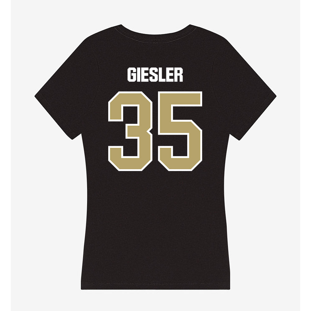 Lindenwood - NCAA Football : Bryce Giesler - Women's V-Neck T-Shirt-1