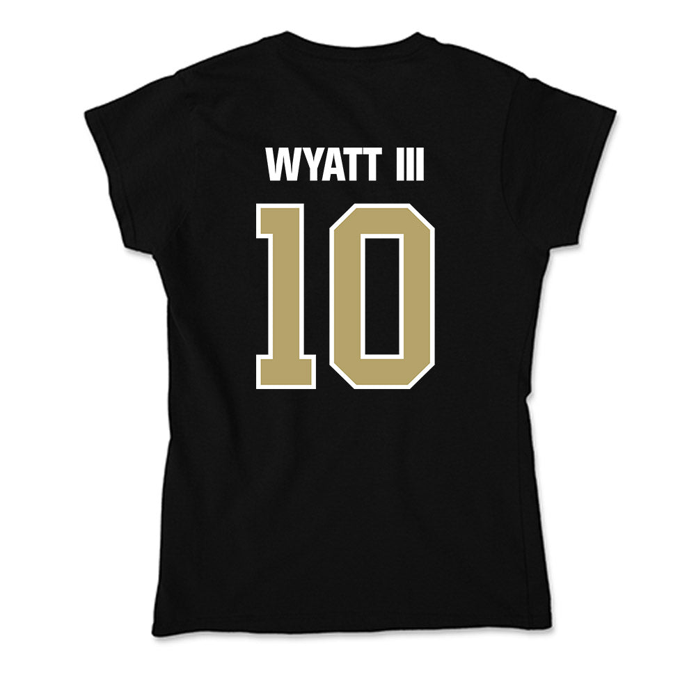Lindenwood - NCAA Football : Jacques Wyatt III - Soft Style Women’s T-Shirt-1