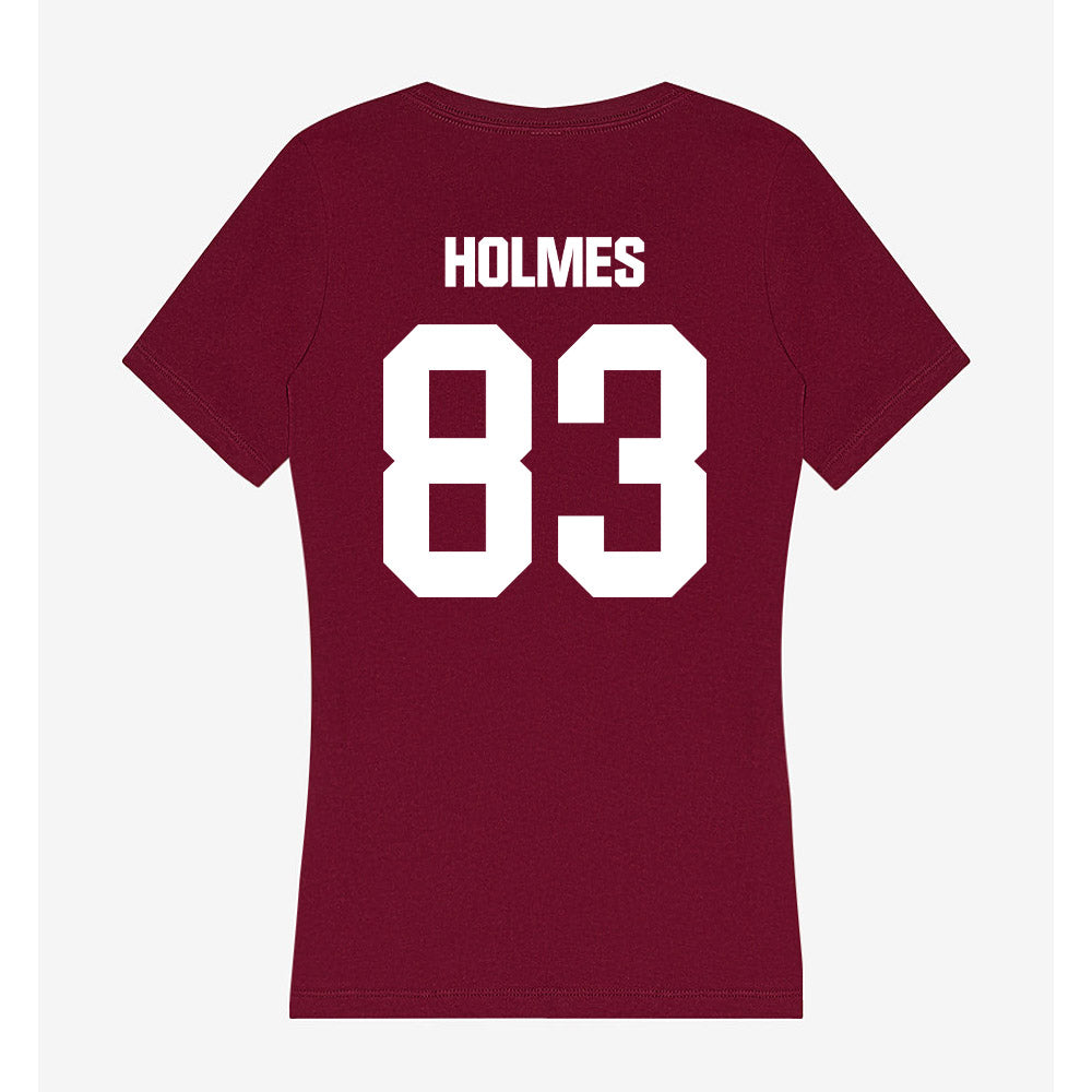 Colgate - NCAA Football : PJ Holmes - Women's V-Neck T-Shirt-1