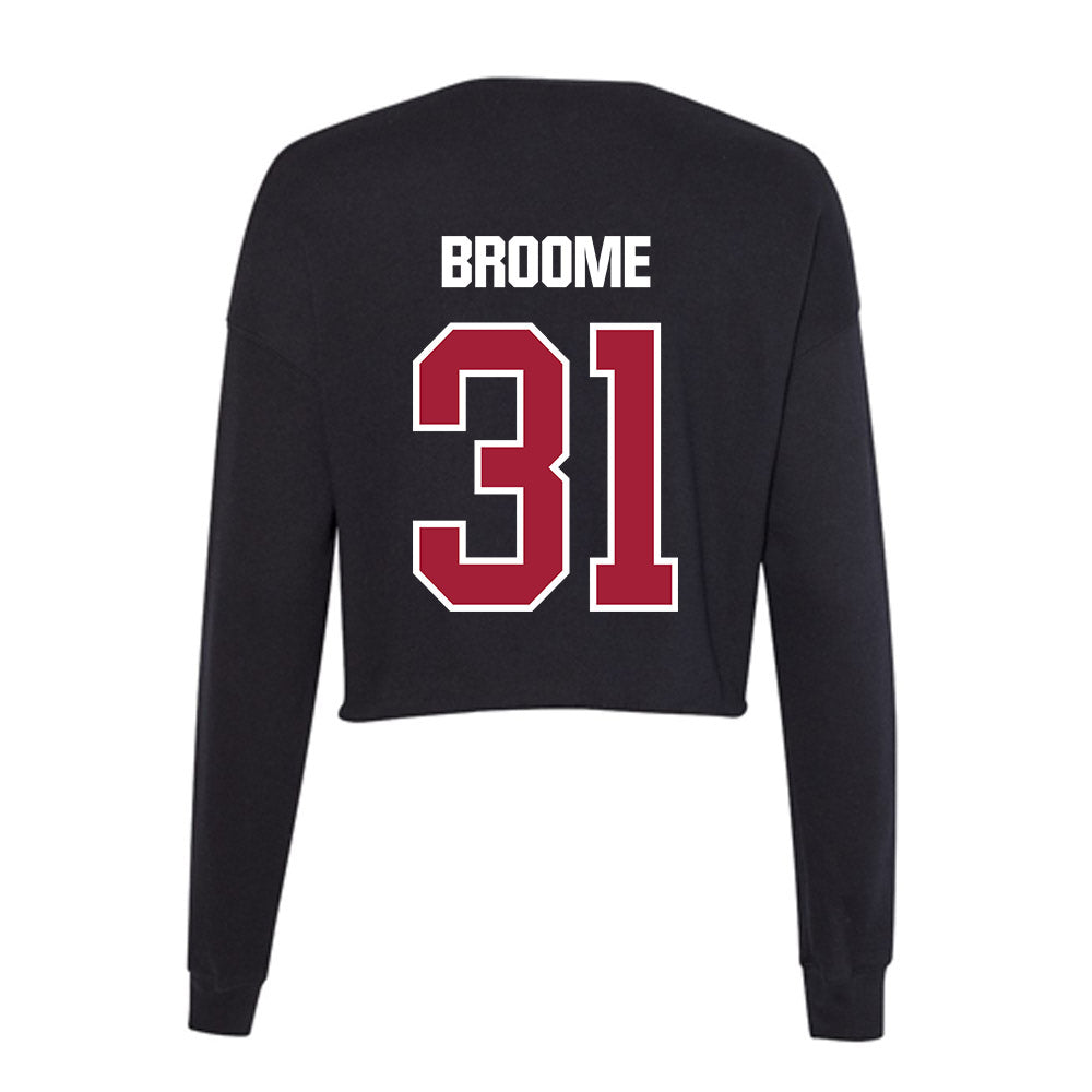 Lenoir Rhyne - NCAA Football : Walker Broome - Classic Shersey Women's Cropped Crew Fleece-1