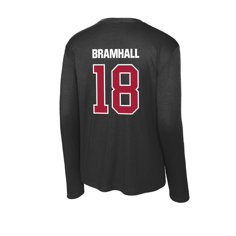 Lenoir Rhyne - NCAA Baseball : Cole Bramhall - Activewear Long Sleeve T-Shirt-1