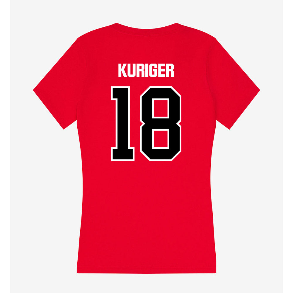 Youngstown State - NCAA Baseball : Brayden Kuriger - Women's V-Neck T-Shirt-1