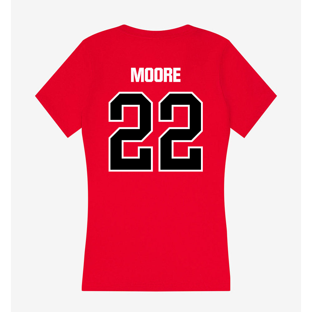 Youngstown State - NCAA Women's Lacrosse : Kaylie Moore - Women's V-Neck T-Shirt-1