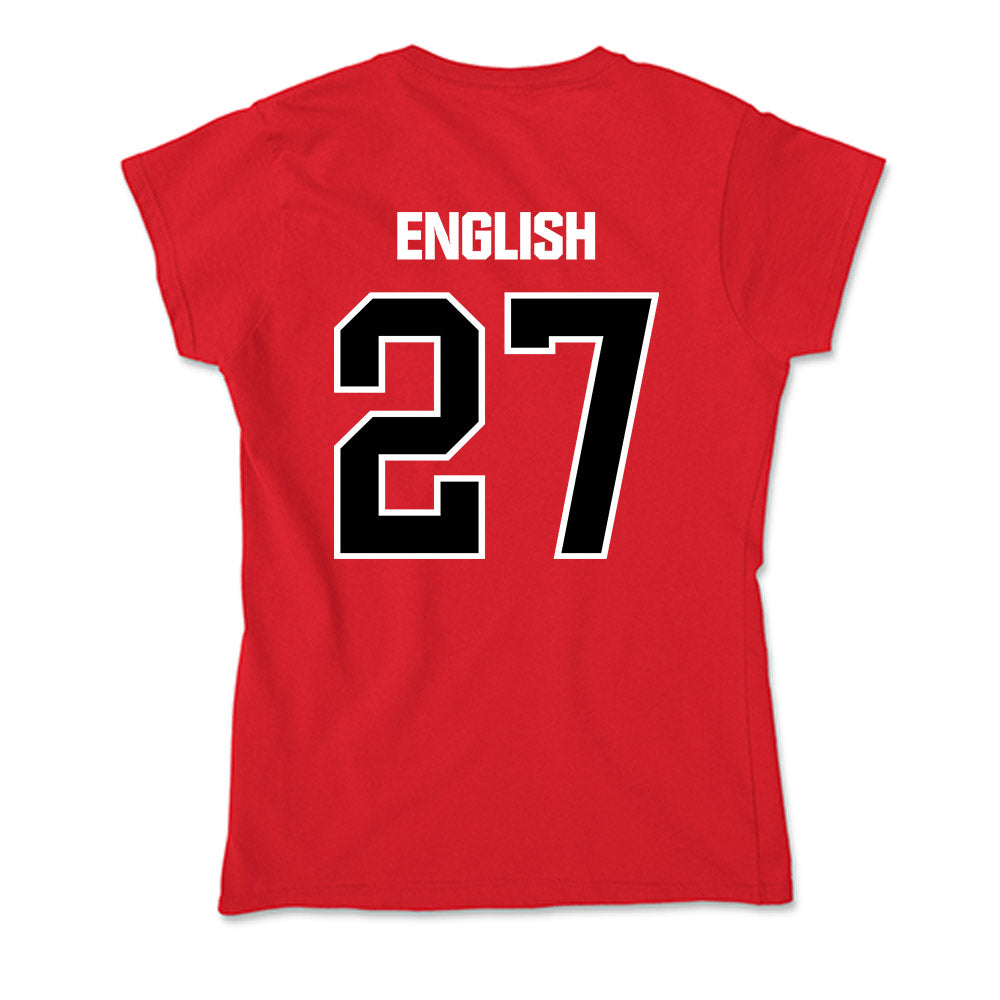 Youngstown State - NCAA Baseball : Aidan English - Soft Style Women’s T-Shirt-1
