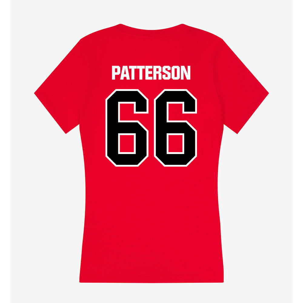 Youngstown State - NCAA Football : Max Patterson - Women's V-Neck T-Shirt-1