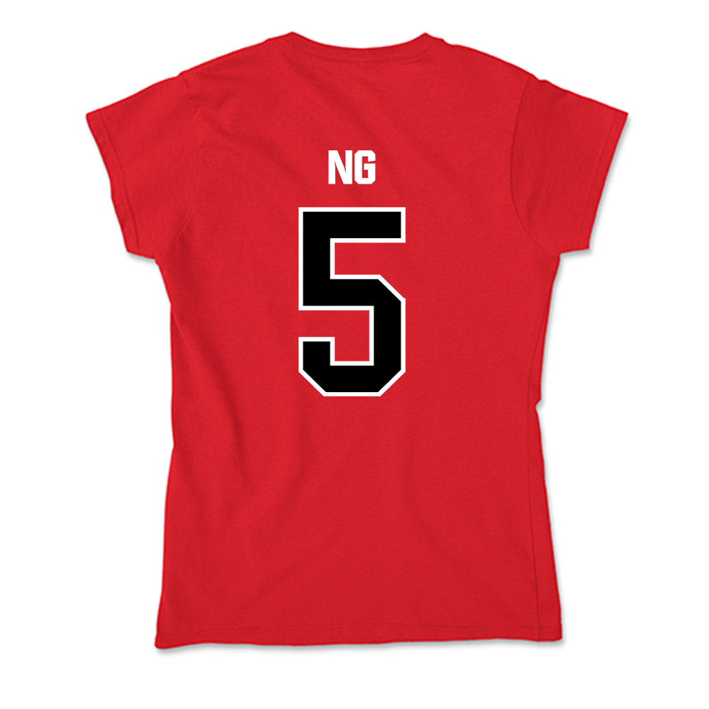 Youngstown State - NCAA Women's Volleyball : Teagan Ng - Soft Style Women’s T-Shirt-1