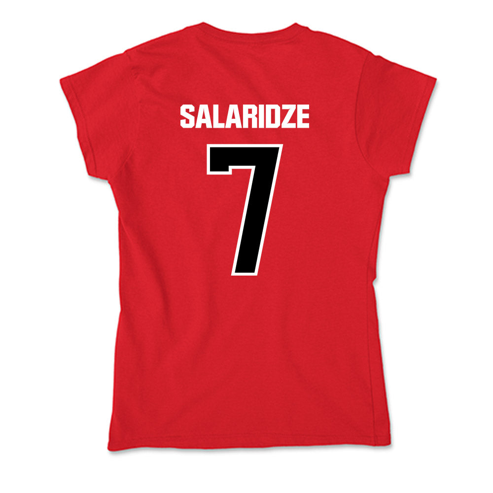 Youngstown State - NCAA Men's Basketball : Vladimer Salaridze - Soft Style Women’s T-Shirt-1