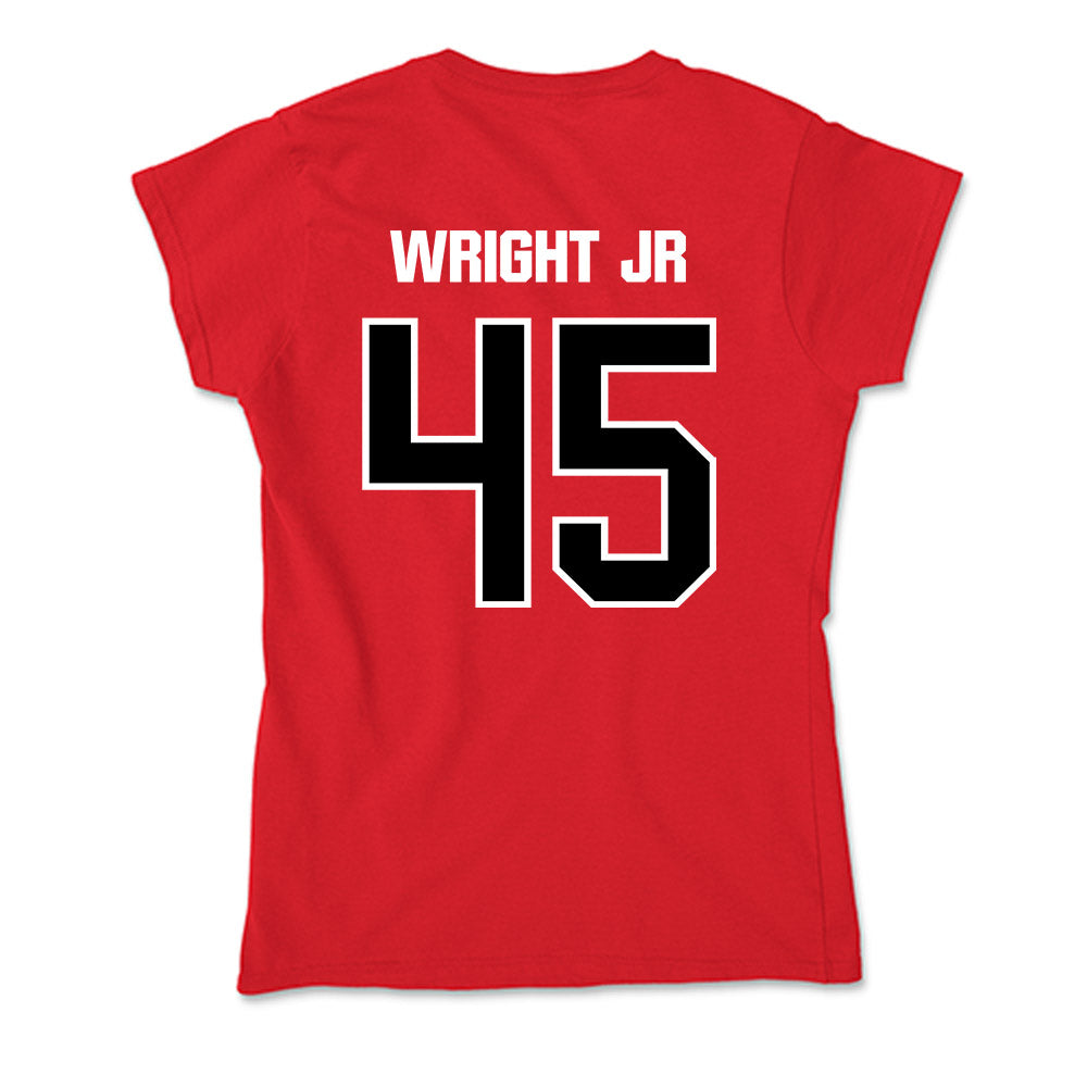 Youngstown State - NCAA Football : Mike Wright jr - Soft Style Women’s T-Shirt-1