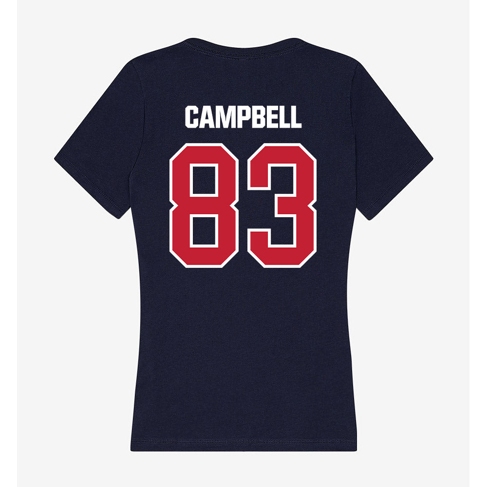 Richmond - NCAA Football : Ryan Campbell - Women's V-Neck T-Shirt-1
