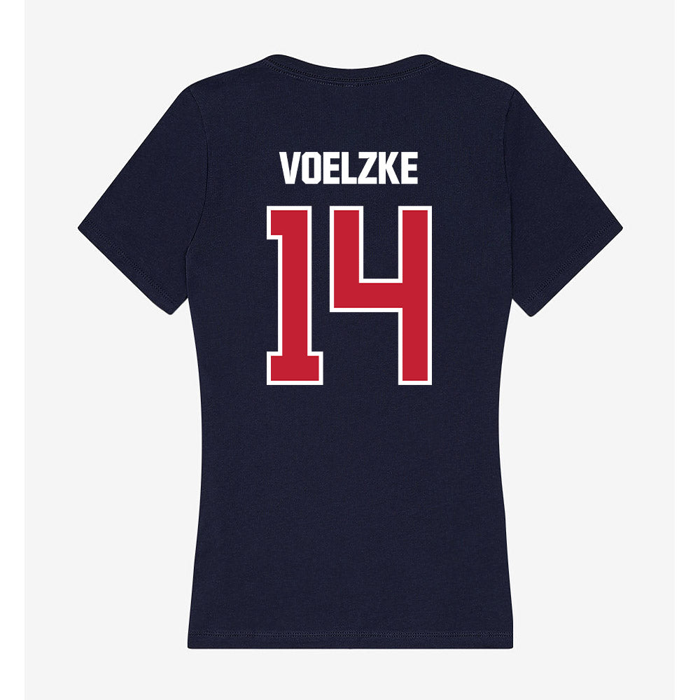 Richmond - NCAA Men's Lacrosse : Harrison Voelzke - Women's V-Neck T-Shirt-1