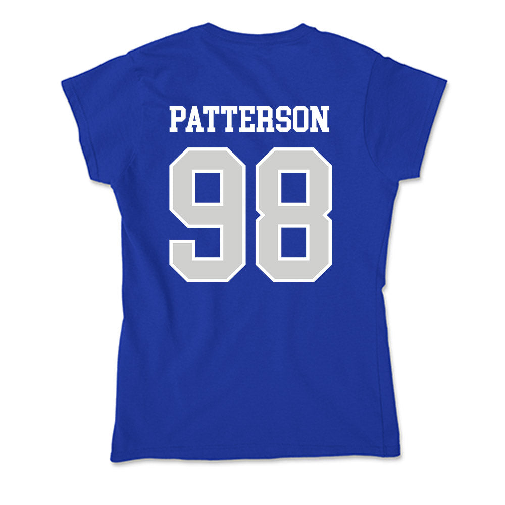 Indiana State - NCAA Football : Bryce Patterson - Soft Style Women’s T-Shirt-1