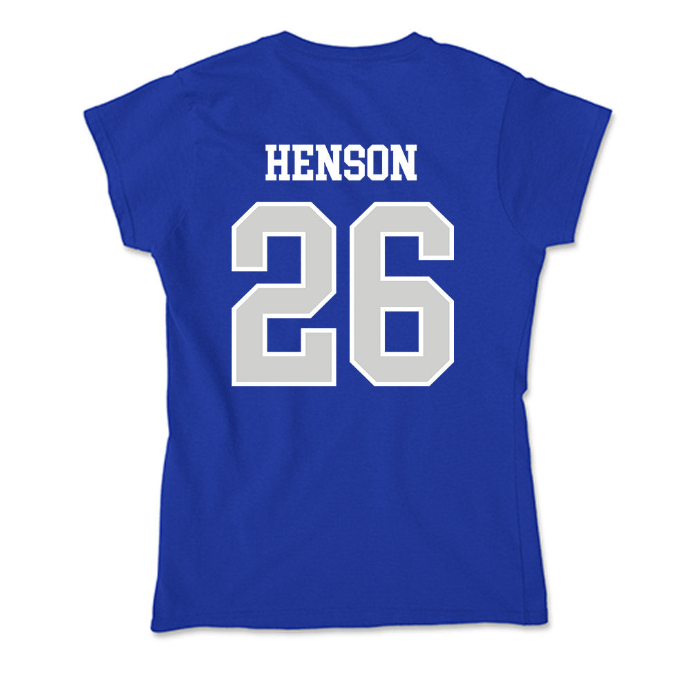 Indiana State - NCAA Softball : Lindsay Henson - Soft Style Women’s T-Shirt-1