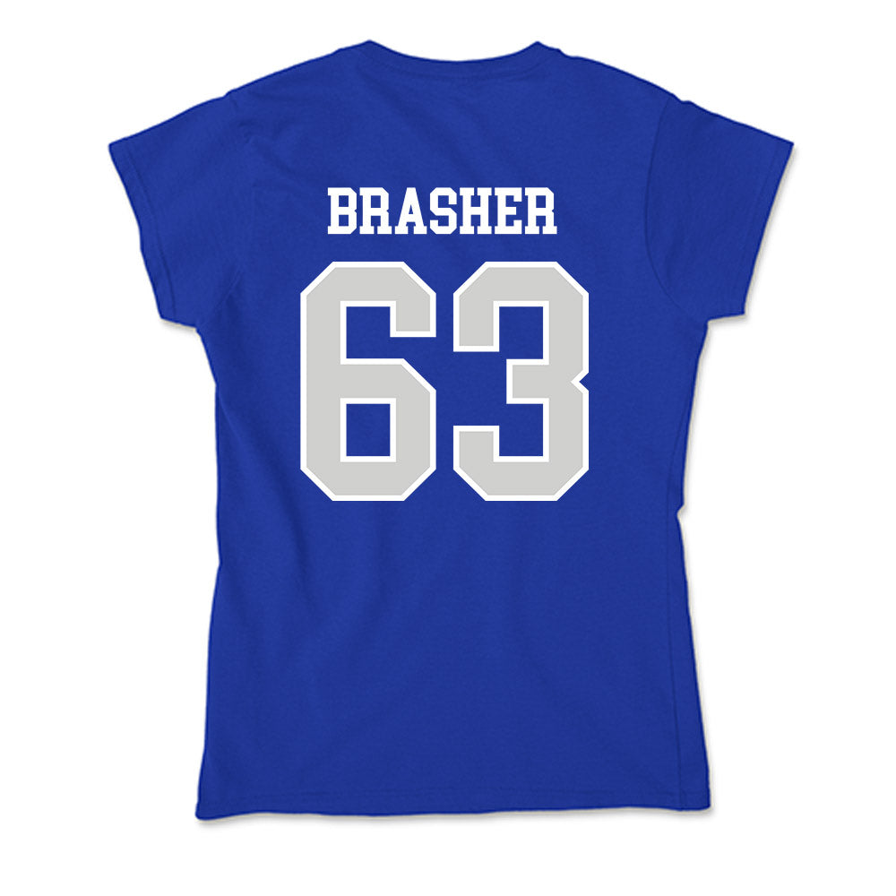 Indiana State - NCAA Football : Benjamin Brasher - Soft Style Women’s T-Shirt-1