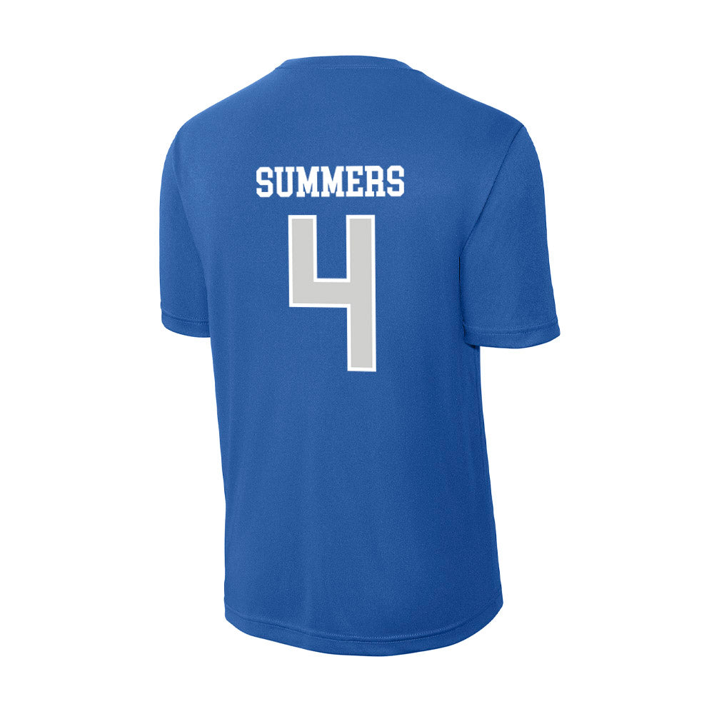 Indiana State - NCAA Men's Basketball : Jahni Summers - Activewear T-Shirt-1
