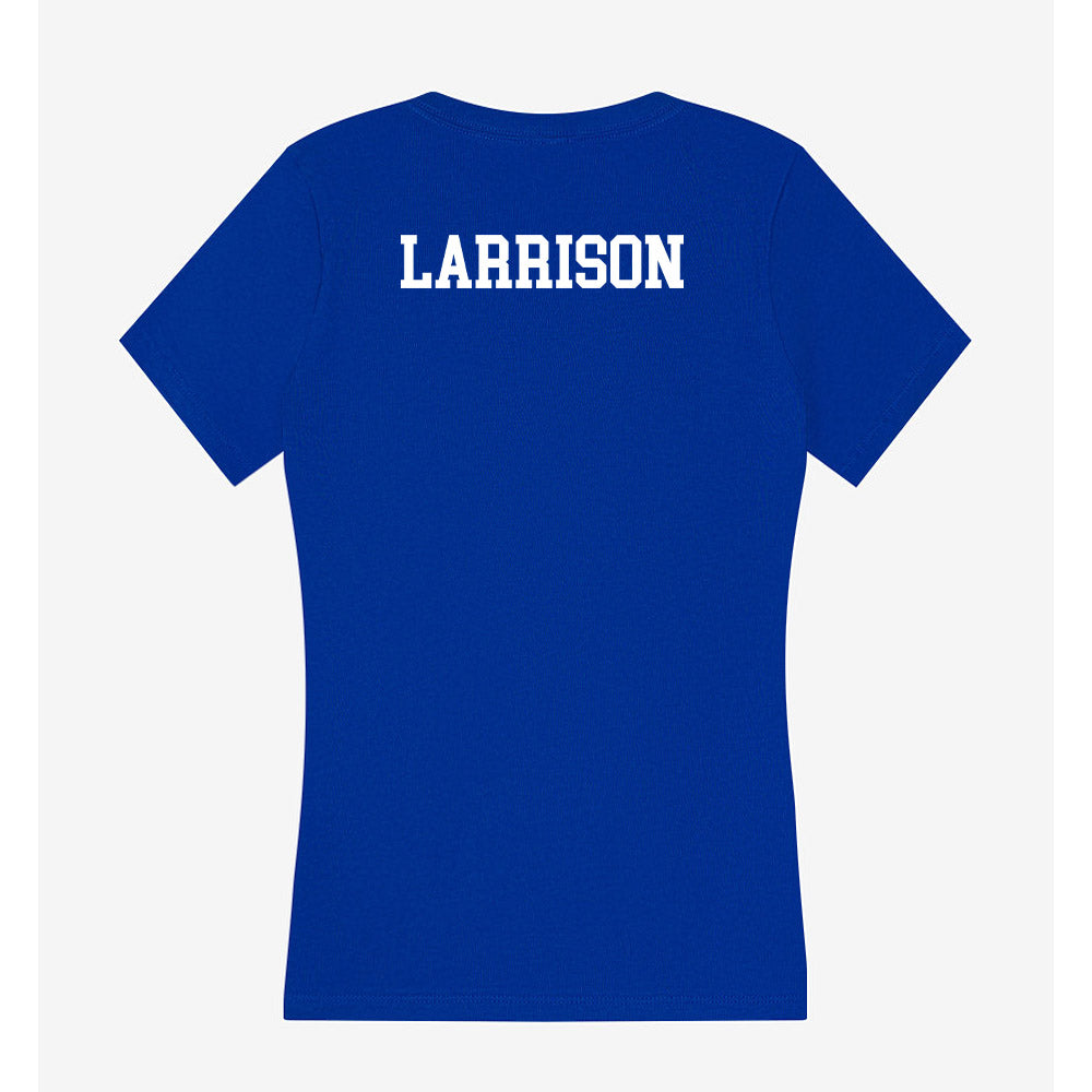 Indiana State - NCAA Men's Track & Field : Will Larrison - Women's V-Neck T-Shirt-1
