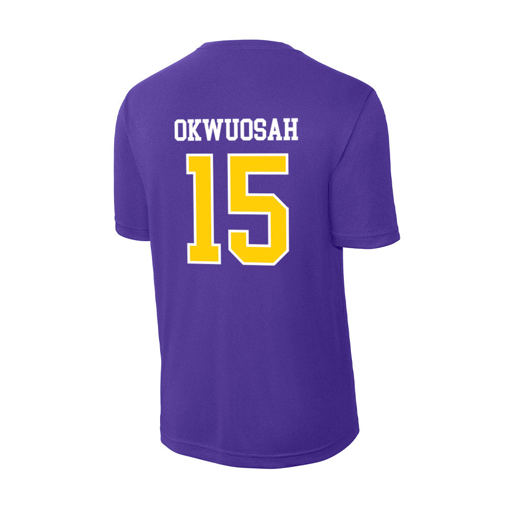 WIU - NCAA Men's Basketball : Francis Okwuosah - Activewear T-Shirt-1