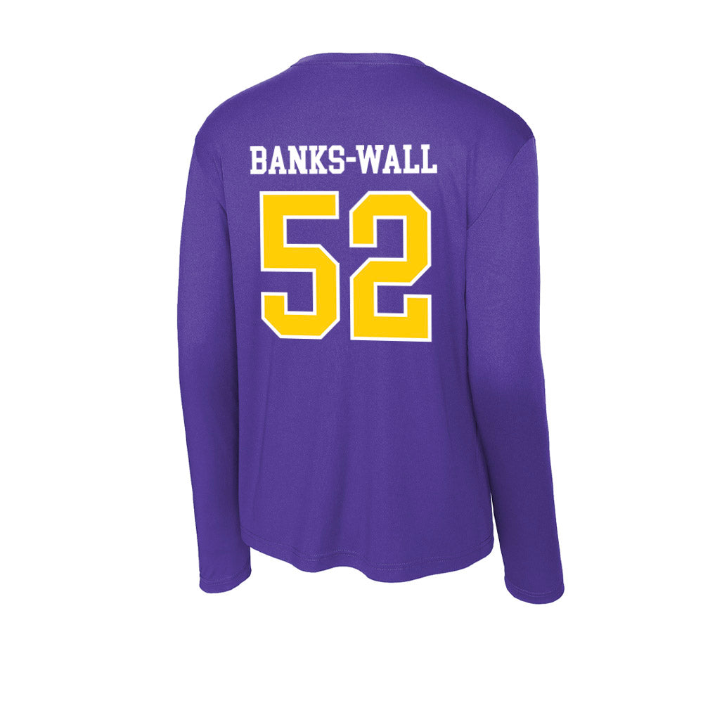 WIU - NCAA Football : Jeremiah Banks-Wall - Activewear Long Sleeve T-Shirt-1