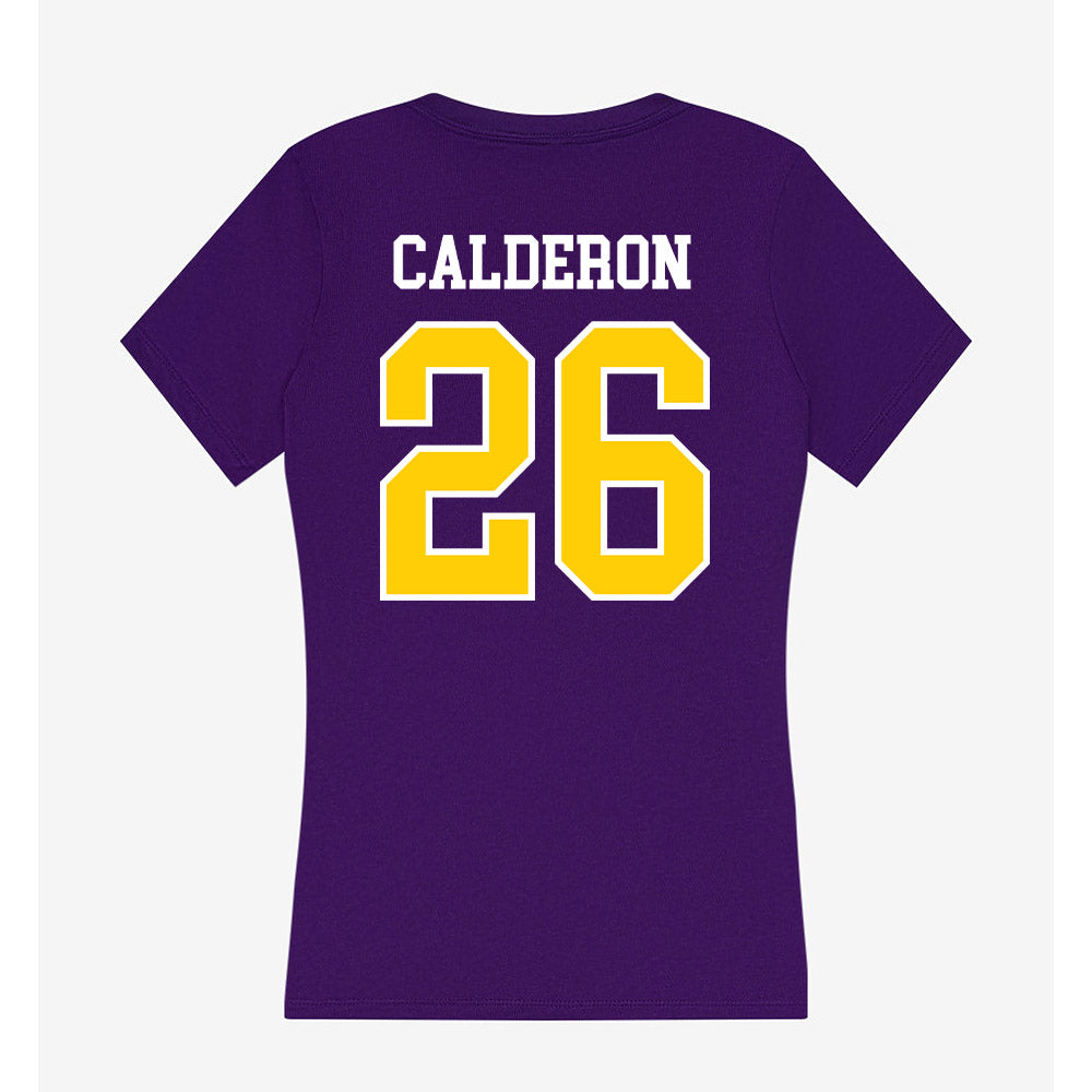 WIU - NCAA Men's Soccer : Miles Calderon - Women's V-Neck T-Shirt-1