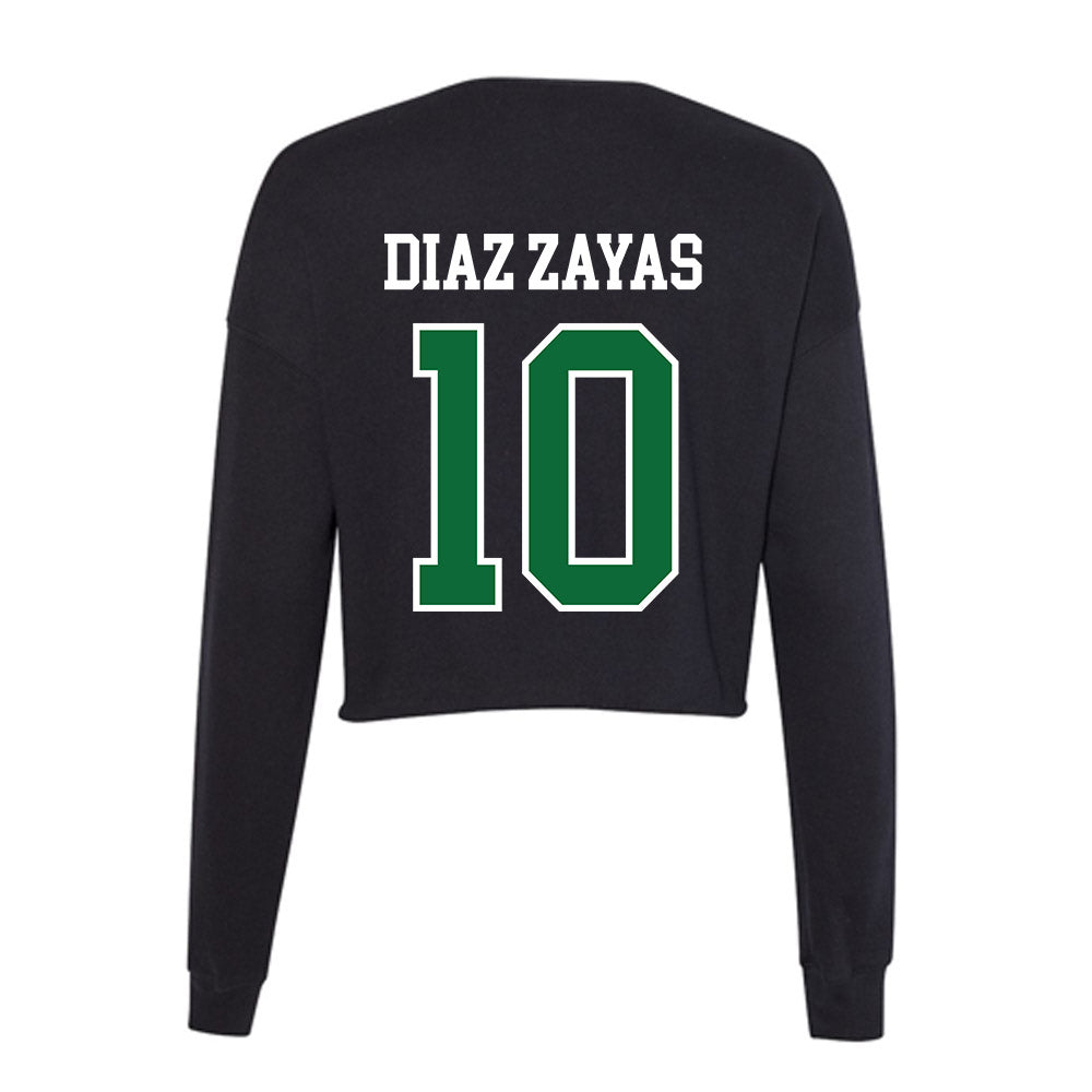 EMich - NCAA Women's Tennis : Lara Diaz Zayas - Women's Cropped Crew Fleece-1