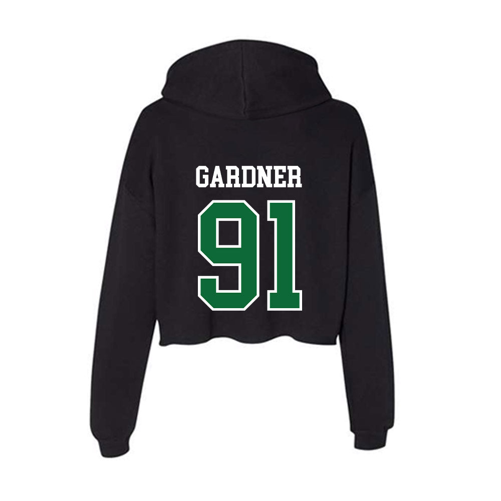 EMich - NCAA Football : Reggie Gardner - Women's Crop Fleece Hoodie-1