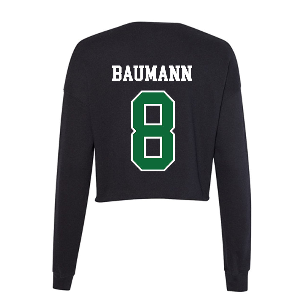 EMich - NCAA Women's Soccer : Sophia Baumann - Women's Cropped Crew Fleece-1