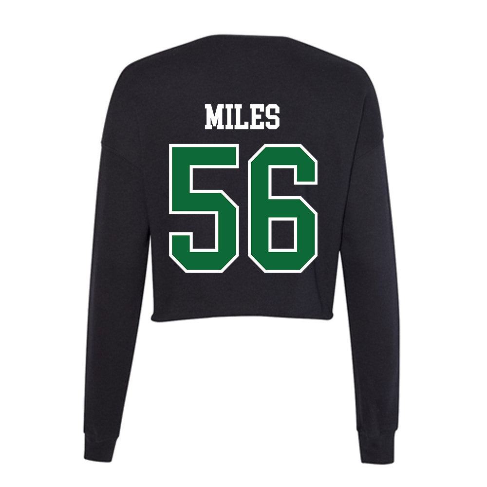 EMich - NCAA Football : Sterling Miles - Women's Cropped Crew Fleece-1