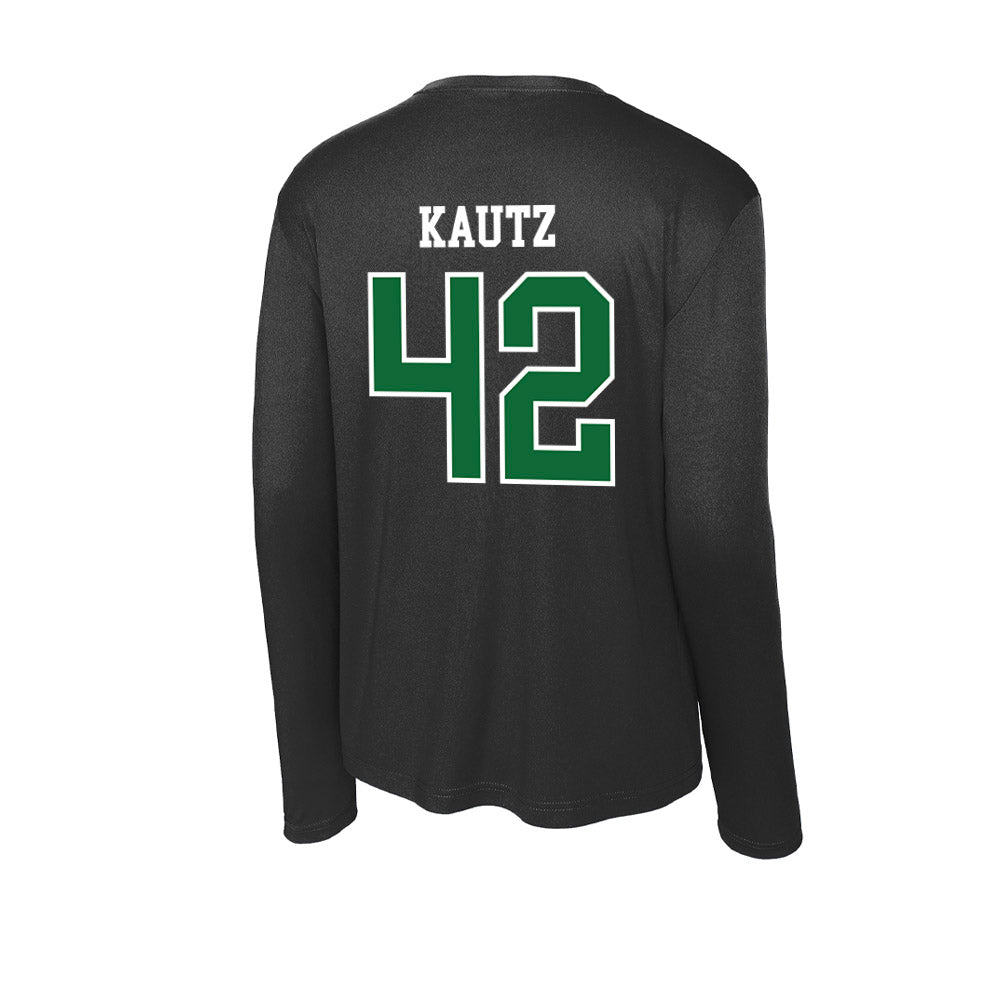 EMich - NCAA Football : Jack Kautz - Activewear Long Sleeve T-Shirt-1