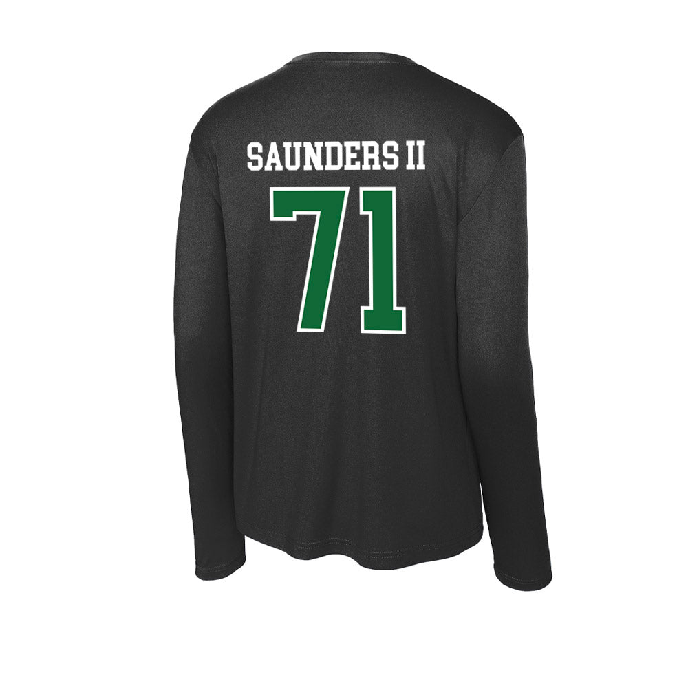 EMich - NCAA Football : Terrance Saunders II - Activewear Long Sleeve T-Shirt-1