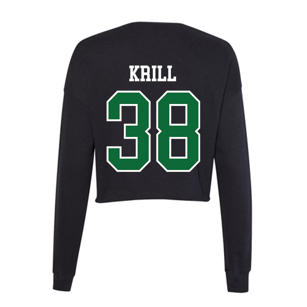 EMich - NCAA Baseball : Kevin Krill - Women's Cropped Crew Fleece-1