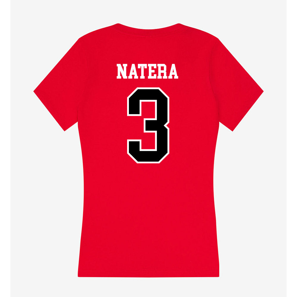 Valdosta State - NCAA Baseball : Andres Natera - Women's V-Neck T-Shirt-1