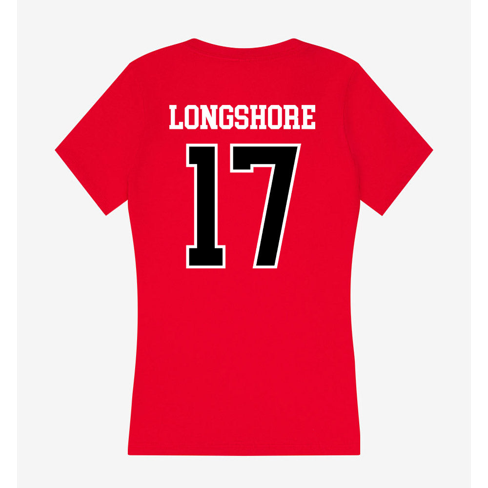 Valdosta State - NCAA Women's Soccer : Lucy Longshore - Women's V-Neck T-Shirt-1