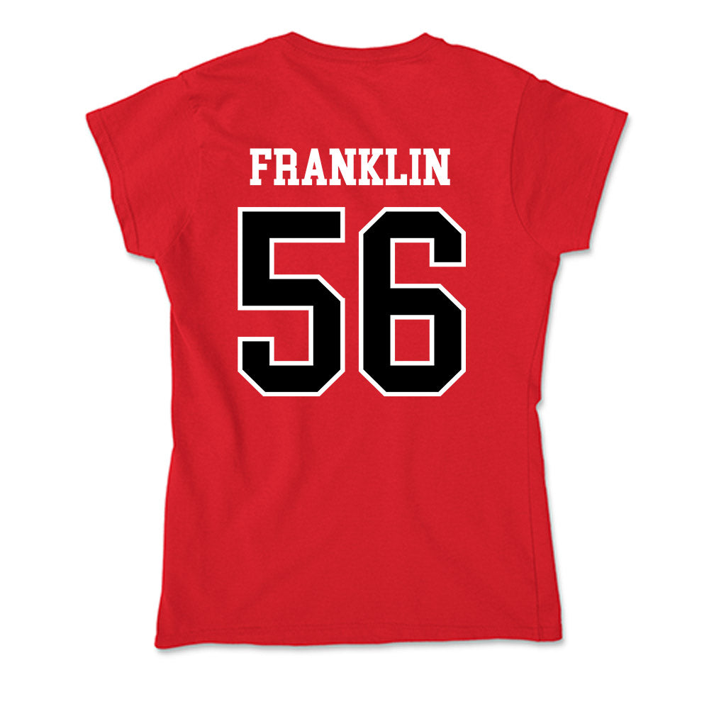 Valdosta State - NCAA Football : Javerius Franklin - Soft Style Women’s T-Shirt-1