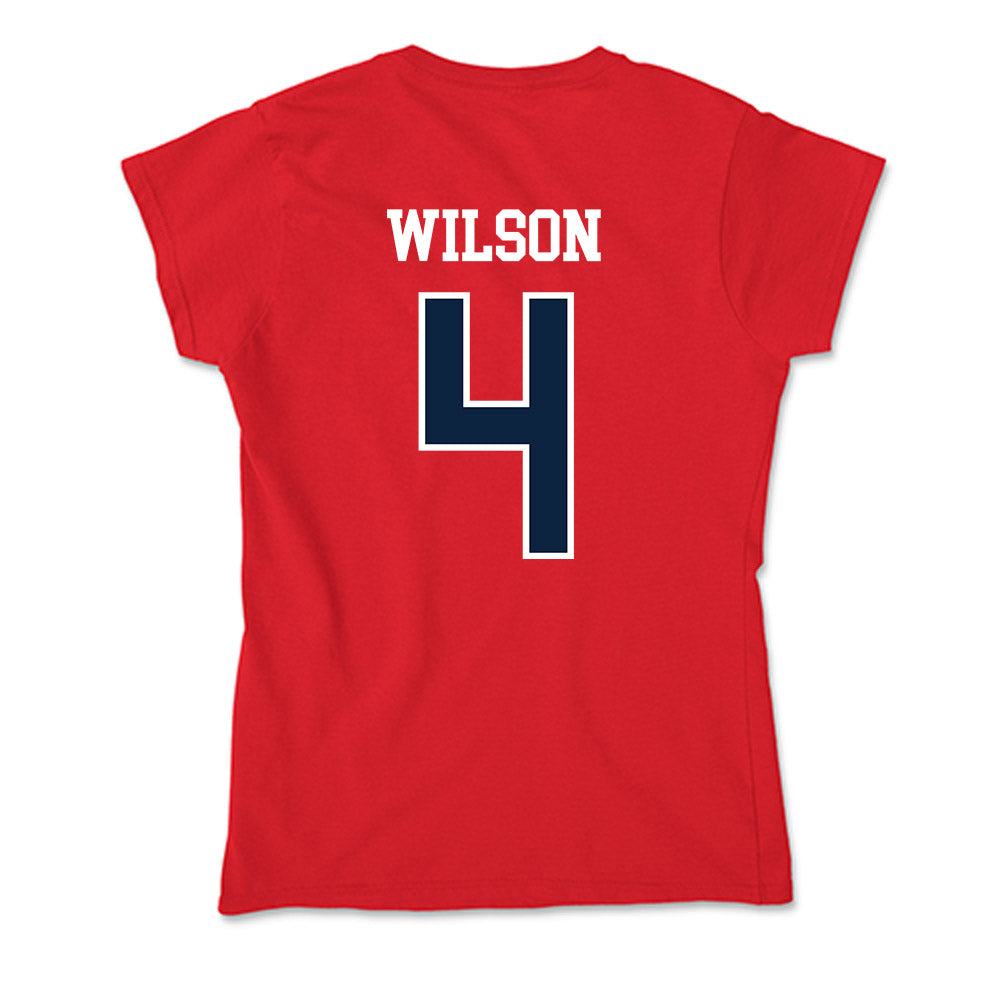 Stony Brook - NCAA Men's Soccer : Nicholas Wilson - Soft Style Women’s T-Shirt-1