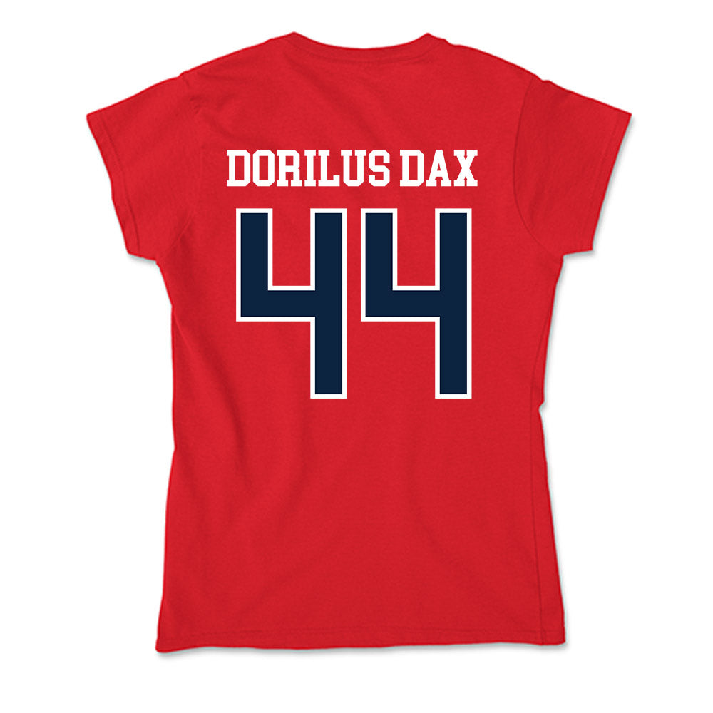 Stony Brook - NCAA Football : David Asher Dorilus Dax - Soft Style Women’s T-Shirt-1