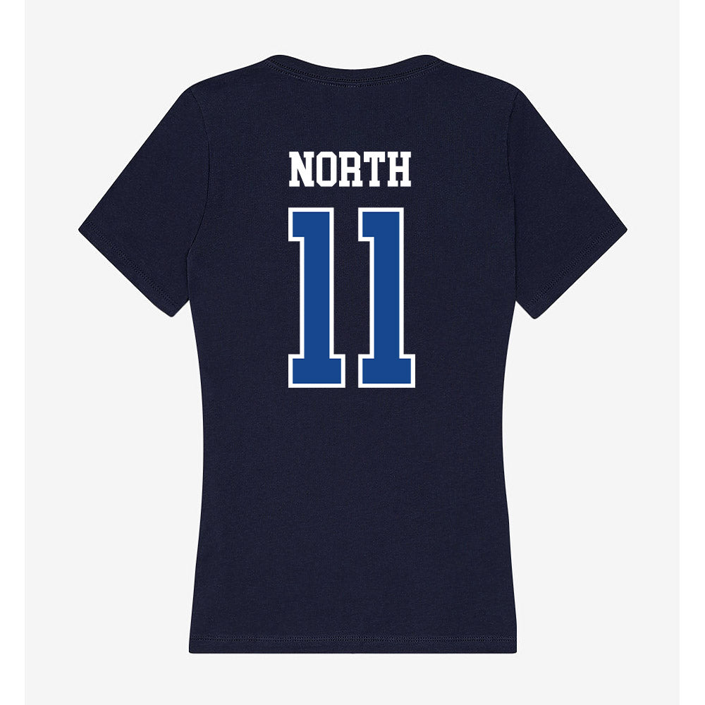 Creighton - NCAA Baseball : Ben North - Women's V-Neck T-Shirt-1