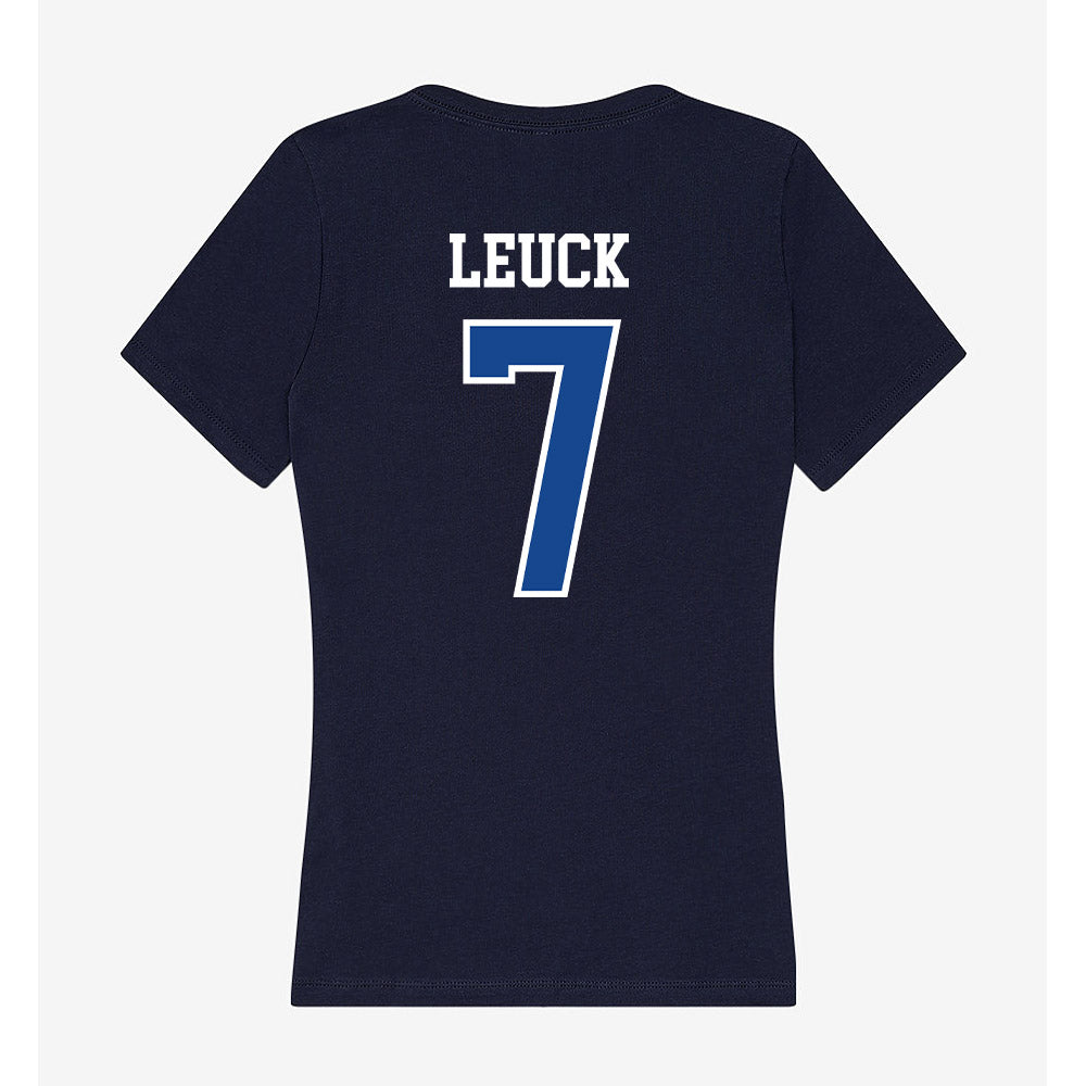 Creighton - NCAA Women's Volleyball : Ivy Leuck - Women's V-Neck T-Shirt-1