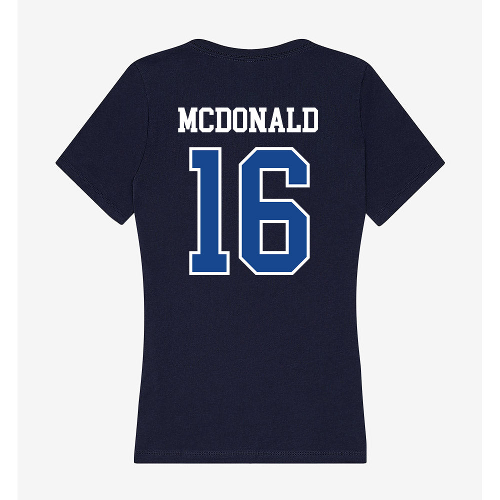 Creighton - NCAA Baseball : John McDonald - Women's V-Neck T-Shirt-1