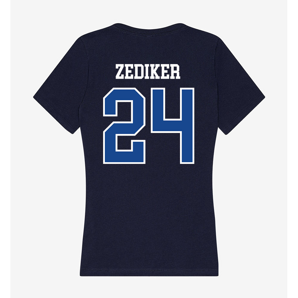 Creighton - NCAA Women's Basketball : Ava Zediker - Women's V-Neck T-Shirt-1