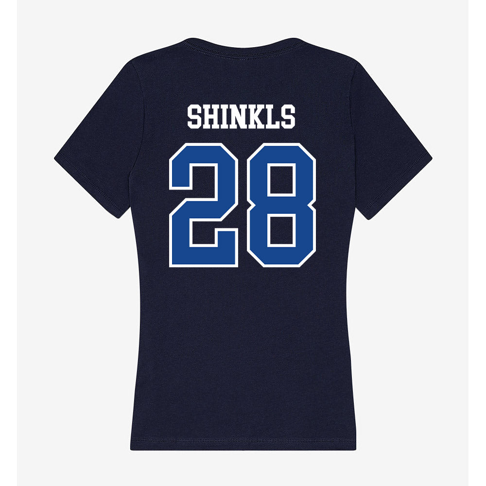 Creighton - NCAA Baseball : Brody Shinkls - Women's V-Neck T-Shirt-1