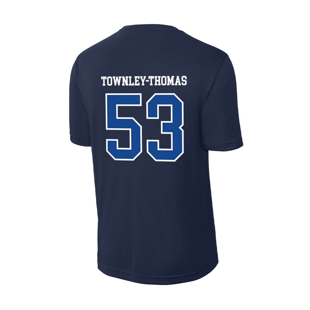 Creighton - NCAA Men's Basketball : Joshua Townley-Thomas - Activewear T-Shirt-1