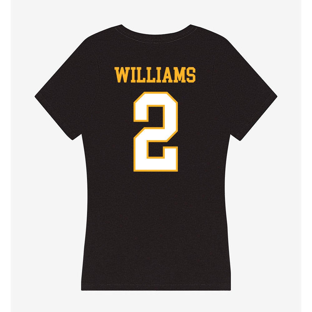 UW Milwaukee - NCAA Women's Basketball : Jada Williams - Women's V-Neck T-Shirt-1