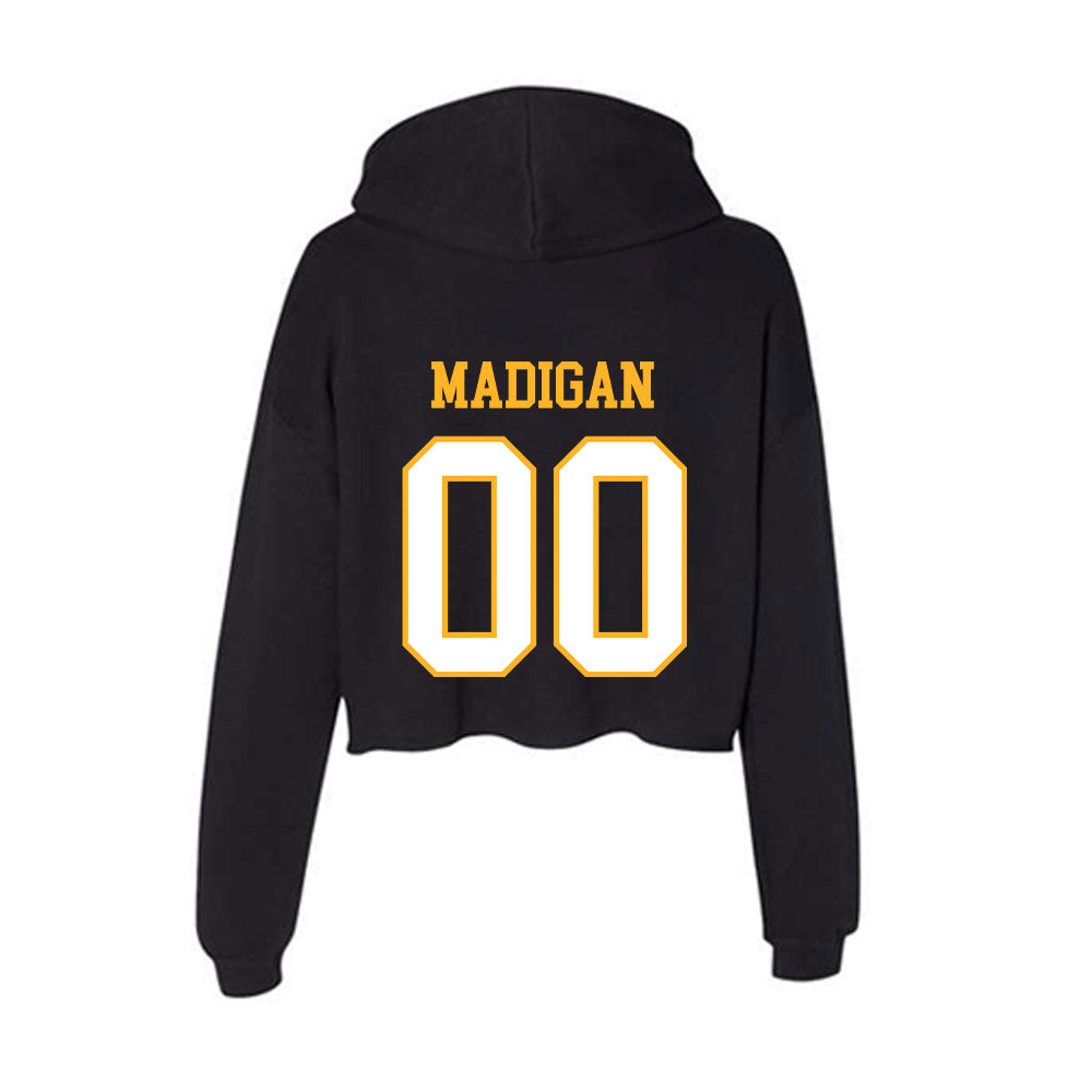 UW Milwaukee - NCAA Women's Basketball : Tierney Madigan - Women's Crop Fleece Hoodie-1