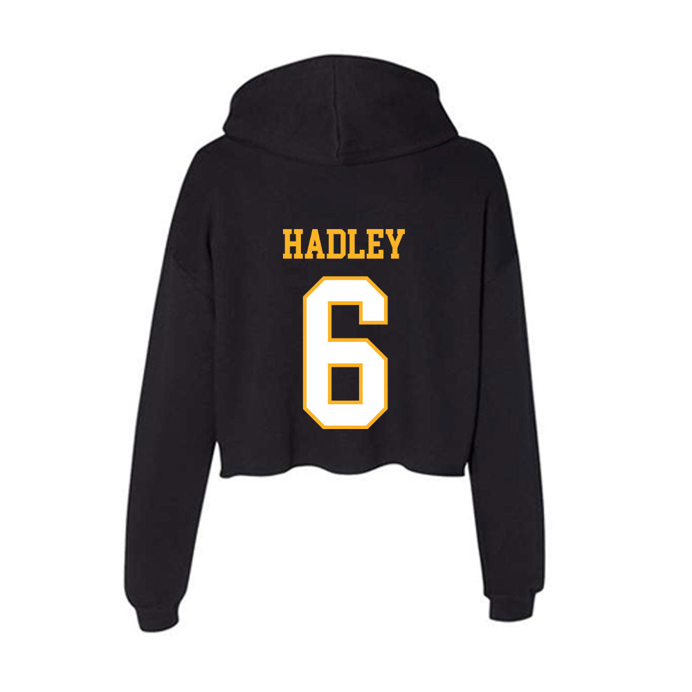 UW Milwaukee - NCAA Baseball : John Hadley - Women's Crop Fleece Hoodie-1