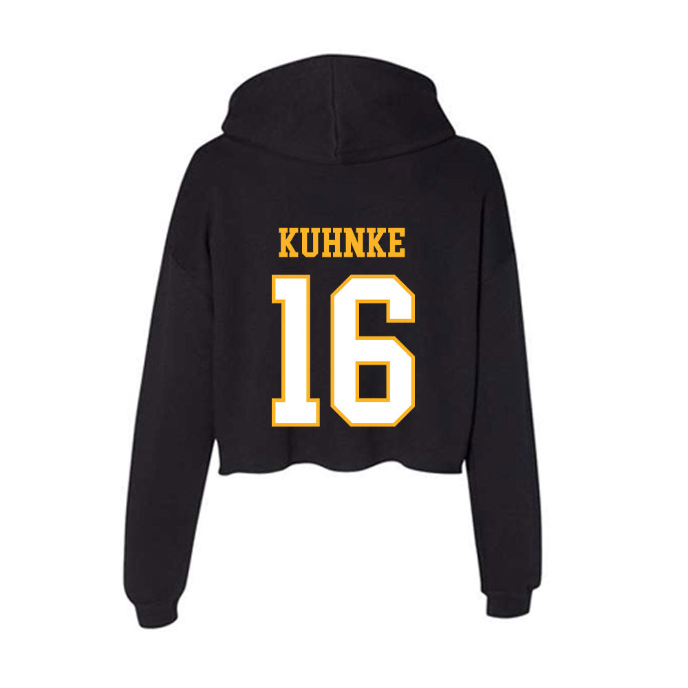 University of Wisconsin-Milwaukee - NCAA Baseball : Camden Kuhnke - Women's Crop Fleece Hoodie-1
