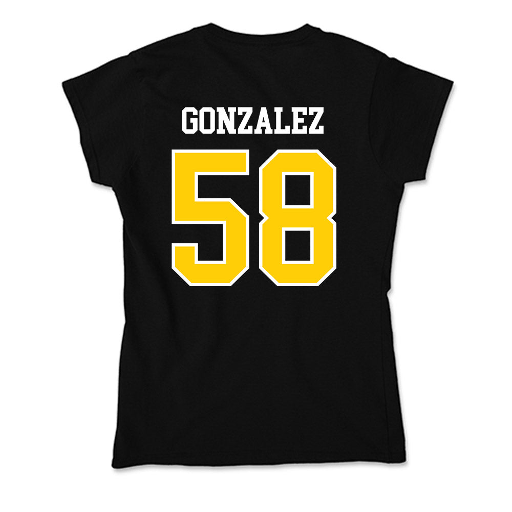 Michigan Tech - NCAA Football : Adrian Gonzalez - Soft Style Women’s T-Shirt-1