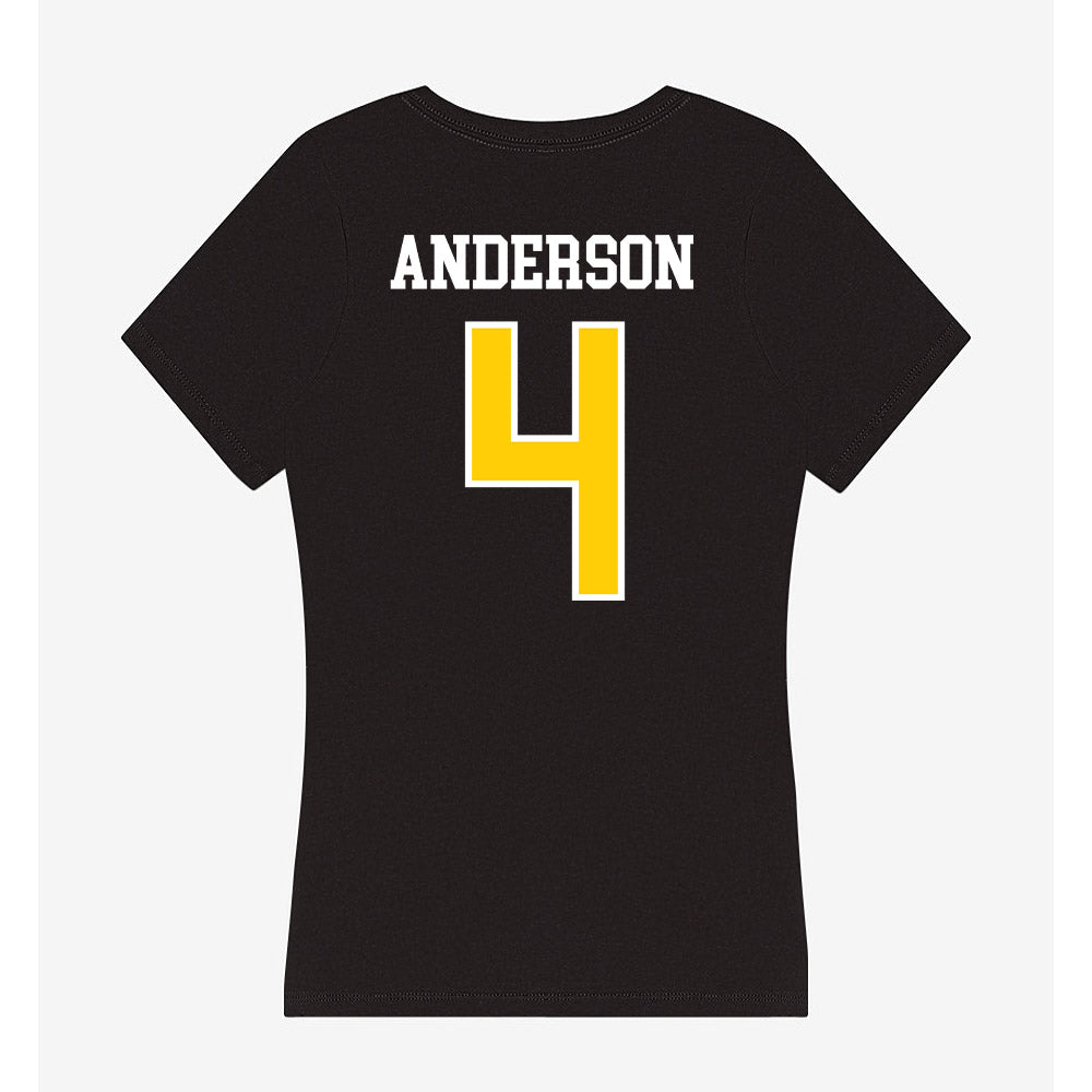 Michigan Tech - NCAA Men's Ice Hockey : Jack Anderson - Women's V-Neck T-Shirt-1