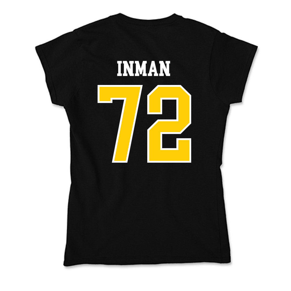 Michigan Tech - NCAA Football : Bryar Inman - Soft Style Women’s T-Shirt-1