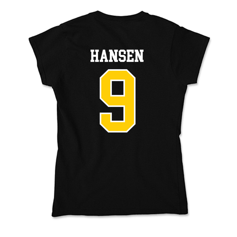 Michigan Tech - NCAA Football : MJ Hansen - Soft Style Women’s T-Shirt-1